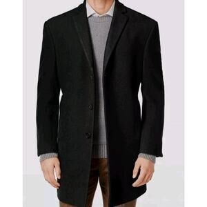 Calvin Klein Black Pea Coat